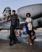AMERICAN AIRLINES 100 YRS - TAGS ON TAGS BACKPACK