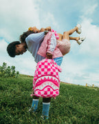 FURZILLA SHARK (PINK CHECK) BACKPACK