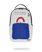 KEITH HARING BIG BLUE PURSE ART BACKPACK