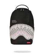 SHARK CENTRAL CREAM BLACK CHECK BACKPACK