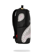 SHARK CENTRAL CREAM BLACK CHECK BACKPACK