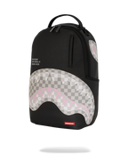SHARK CENTRAL CREAM BLACK CHECK BACKPACK