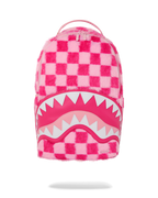 FURZILLA SHARK (PINK CHECK) BACKPACK
