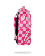 FURZILLA SHARK (PINK CHECK) BACKPACK
