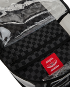 CLEAR DLX BACKPACK - CHECKED OUT (GRAY BLK CHECK)