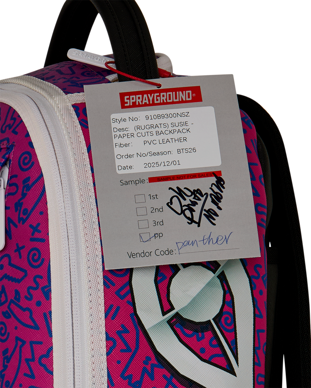 RUGRATS SUSIE PAPER HEARTS BACKPACK
