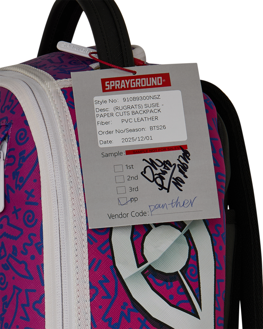 RUGRATS SUSIE PAPER HEARTS BACKPACK