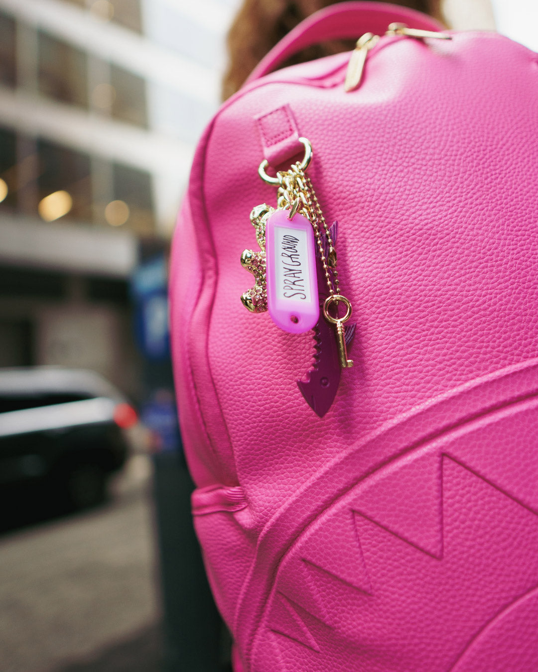 PINK POP SHARK BACKPACK