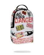 JETBLAST SIGN ON THE RUNWAY BACKPACK