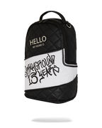 HELLO MY NAME IS 15 YEARS QUILTED BACKPACK (SUPER RARE)