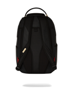 GOLD AND BLACK RACING STRIPES BACKPACK
