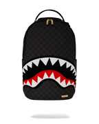 LIGHTS OUT SHARKS IN PARIS CHENILLE SHARK BACKPACK