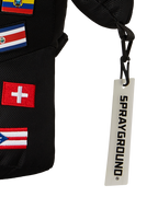 JAMES FIRST CLASS GLOBAL FLAGS MONEYBEAR BACKPACK