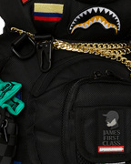 JAMES FIRST CLASS GLOBAL FLAGS MONEYBEAR BACKPACK