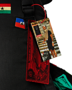 JAMES FIRST CLASS GLOBAL FLAGS MONEYBEAR BACKPACK
