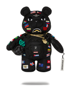 JAMES FIRST CLASS GLOBAL FLAGS MONEYBEAR BACKPACK