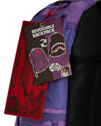 NOOO WAY!!! A REVERSIBLE BACKPACK - PURPLE VELOUR TO OG SHARKS IN PARIS BACKPACK