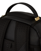 GOLD AND BLACK RACING STRIPES BACKPACK