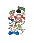 MR. POTATO HEAD VELCRO PATCH MIX-IT-UP DLXSV BACKPACK